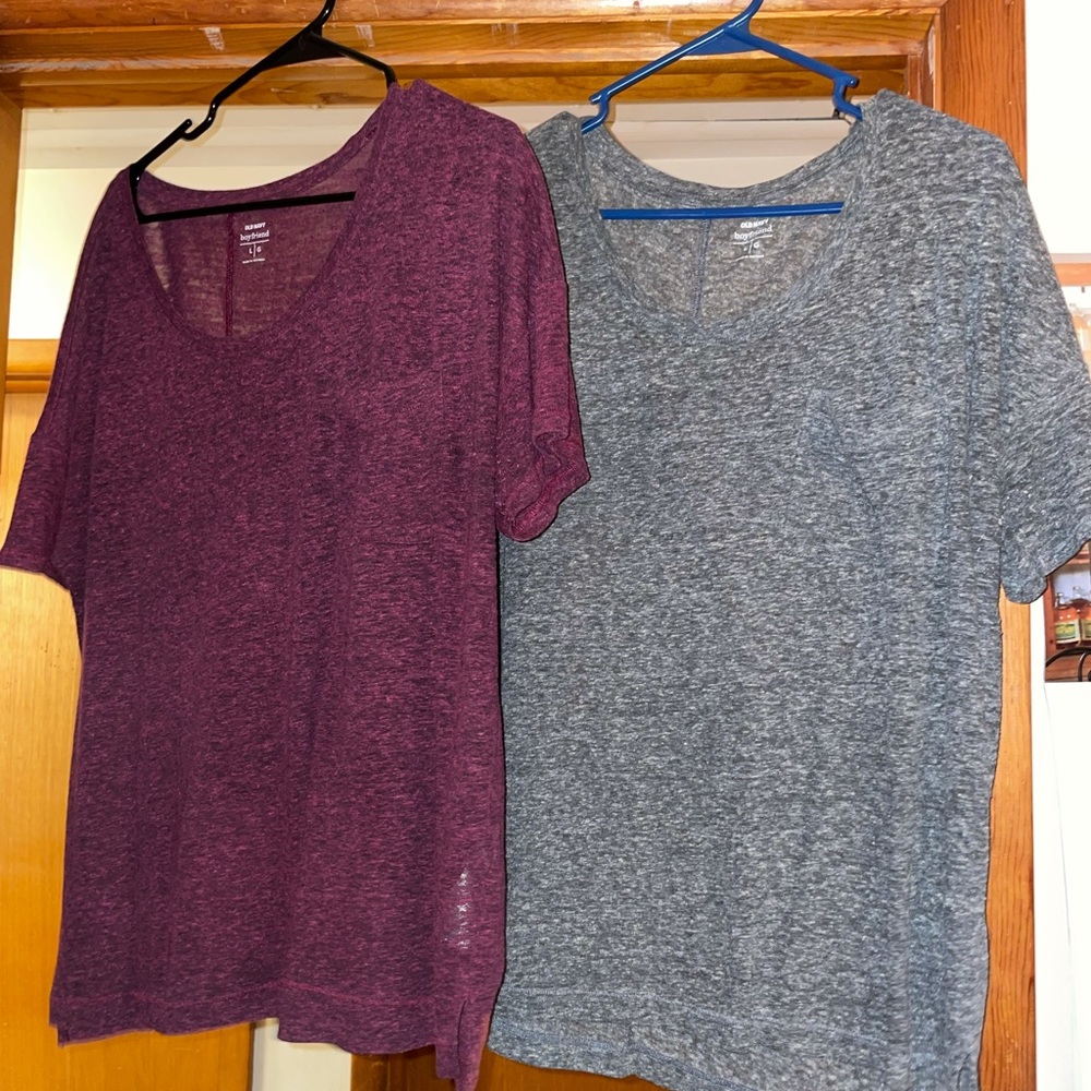 Old Navy boyfriend style t shirt bundle